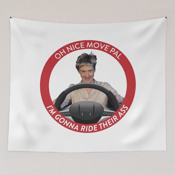 Item preview, chris fleming - ride their ass (red circle version) designed and sold by cameronbaba.
