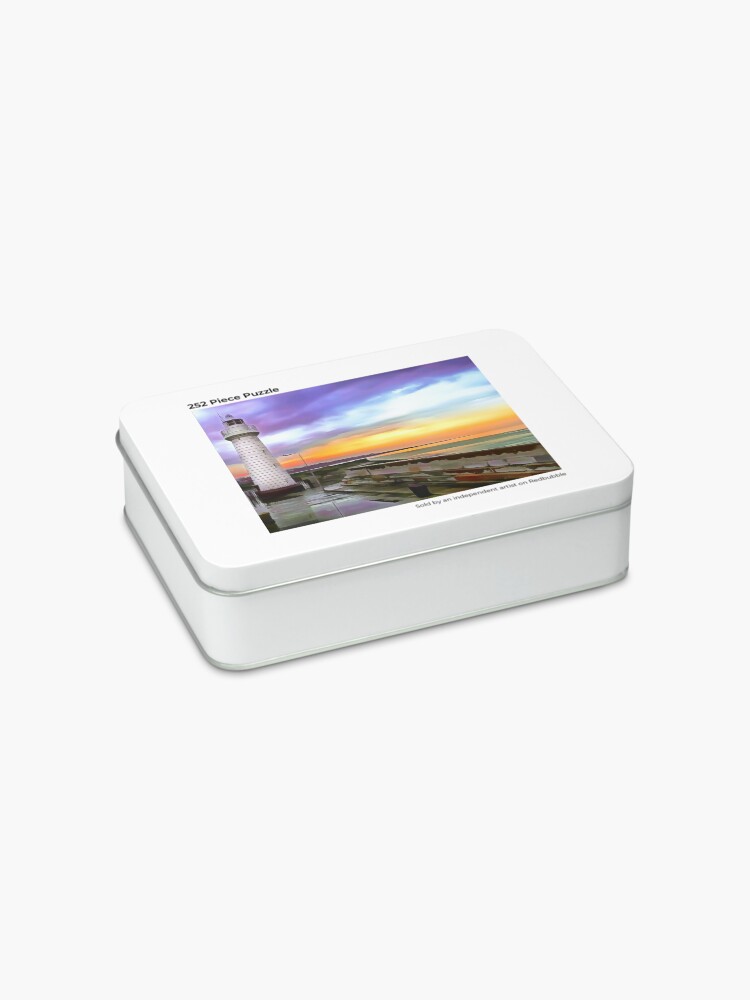 Thumbnail 2 of 3, Jigsaw Puzzle, Donaghadee Lighthouse, Ireland. (Painting) designed and sold by Colin Majury.