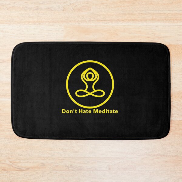 Item preview, dont hate meditate designed and sold by TrendEveryday.