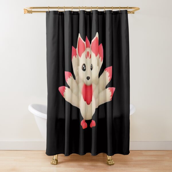 Kitsune Adopt Me Roblox Roblox Characters Shower Curtain By Khanwill Redbubble - roblox in the shower