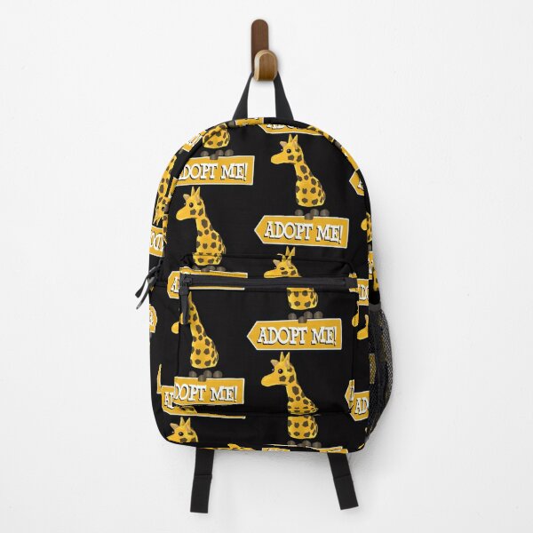 Adopt Me Roblox Giraffe Backpack By Cummerata96 Redbubble - roblox book bag near me