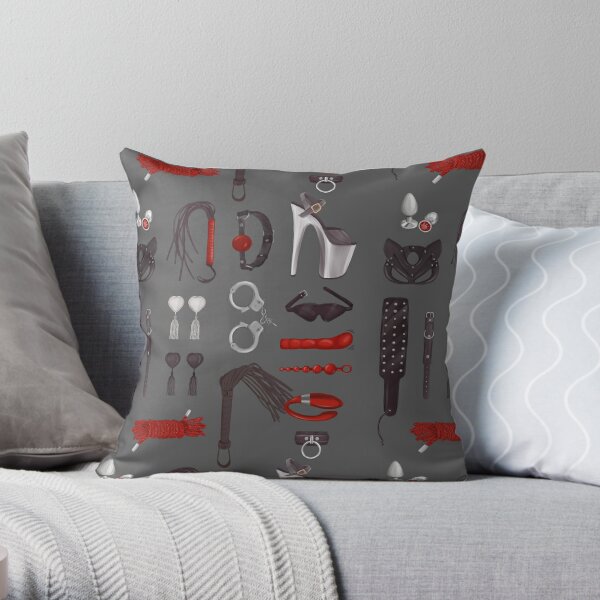 Bondage & Feet Throw Pillow