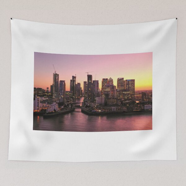 Item preview, London Canary Wharf Sunset designed and sold by OctoVision.