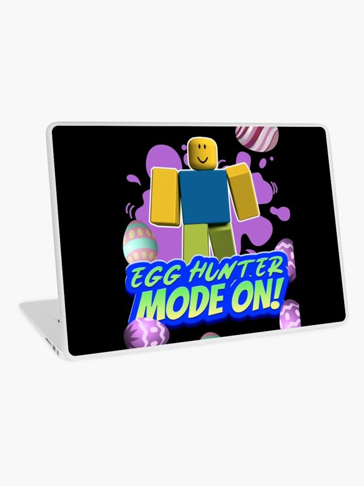 Roblox Egg Hunter Mode On Funny Easter Noob Gaming Laptop Skin By Evansphilip Redbubble - gaming laptop roblox