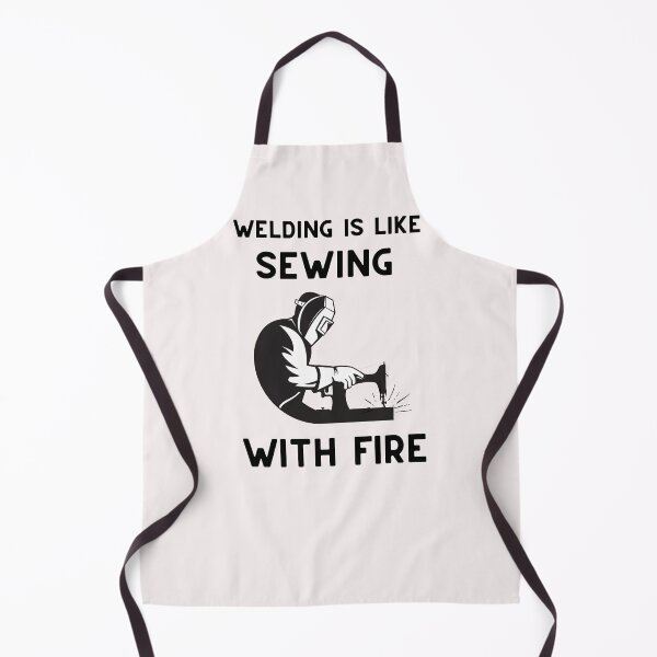 Item preview, Welding is like Sewing with FIRE (silhouette) designed and sold by Millenial Designs.