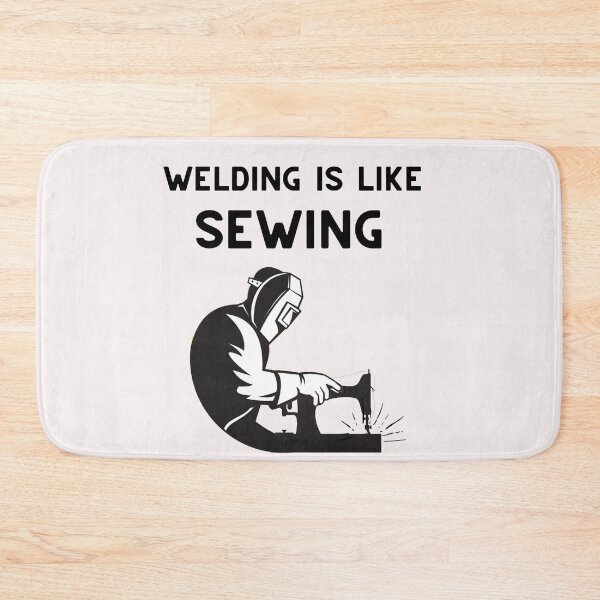 Item preview, Welding is like Sewing with FIRE (silhouette)  designed and sold by Millenial Designs.