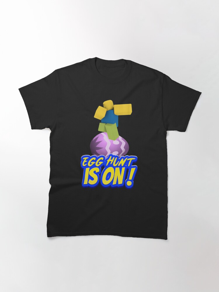 Roblox Dabbing Easter Noob Egg Hunt Is On Gaming T Shirt By Khanwill Redbubble - egg hunt games roblox