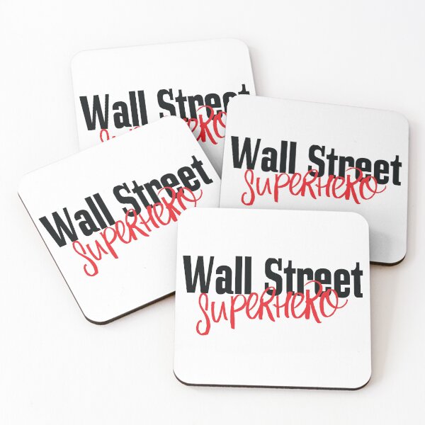 Item preview, Wall Street Superhero Stock Market Stock Trading Bull Bear Market designed and sold by ProjectX23.