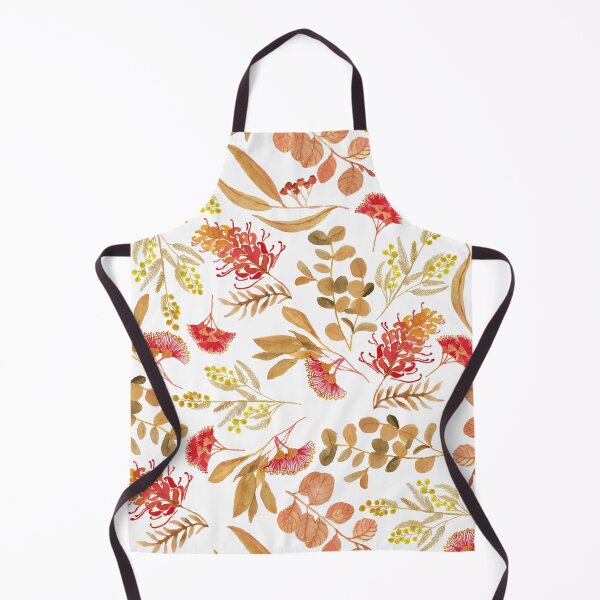 Item preview, Australian Botanical Flowers and Foliage Golden designed and sold by Cecilia Mok.
