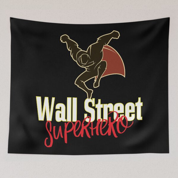 Item preview, Wall Street Superhero Stock Market Stock Trading Bull Bear Market designed and sold by ProjectX23.