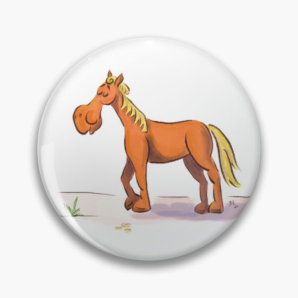 Item preview, Cartoony horse designed and sold by Daniela Gaidano.