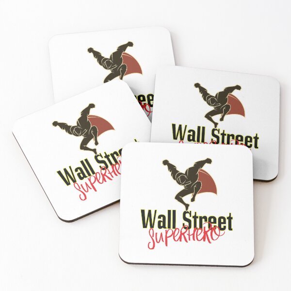 Item preview, Wall Street Superhero Stock Market Stock Trading Bull Bear Market designed and sold by ProjectX23.