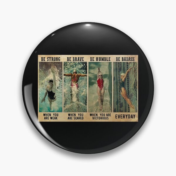 Item preview, Swimming Lovers Be Strong When You Are Weak designed and sold by DebraGiftShop.