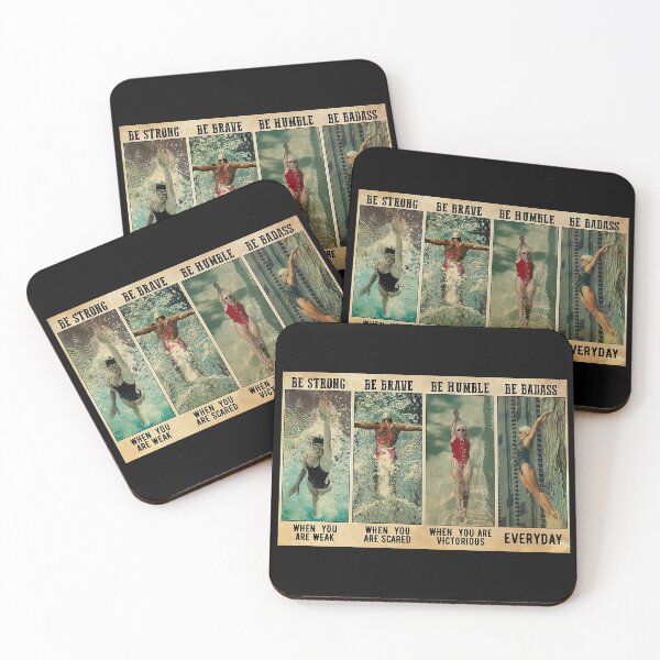 Item preview, Swimming Lovers Be Strong When You Are Weak designed and sold by DebraGiftShop.