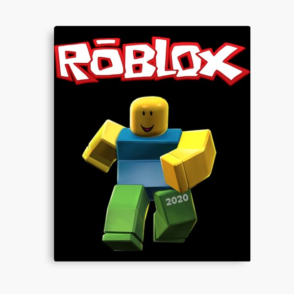 Noob Canvas Prints Redbubble - tophatted_noob roblox