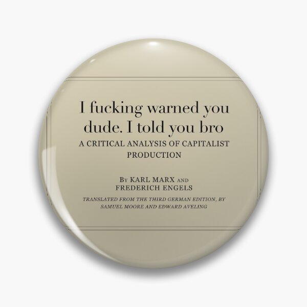 Item preview, karl marx - communist manifesto i warned you dude designed and sold by cameronbaba.