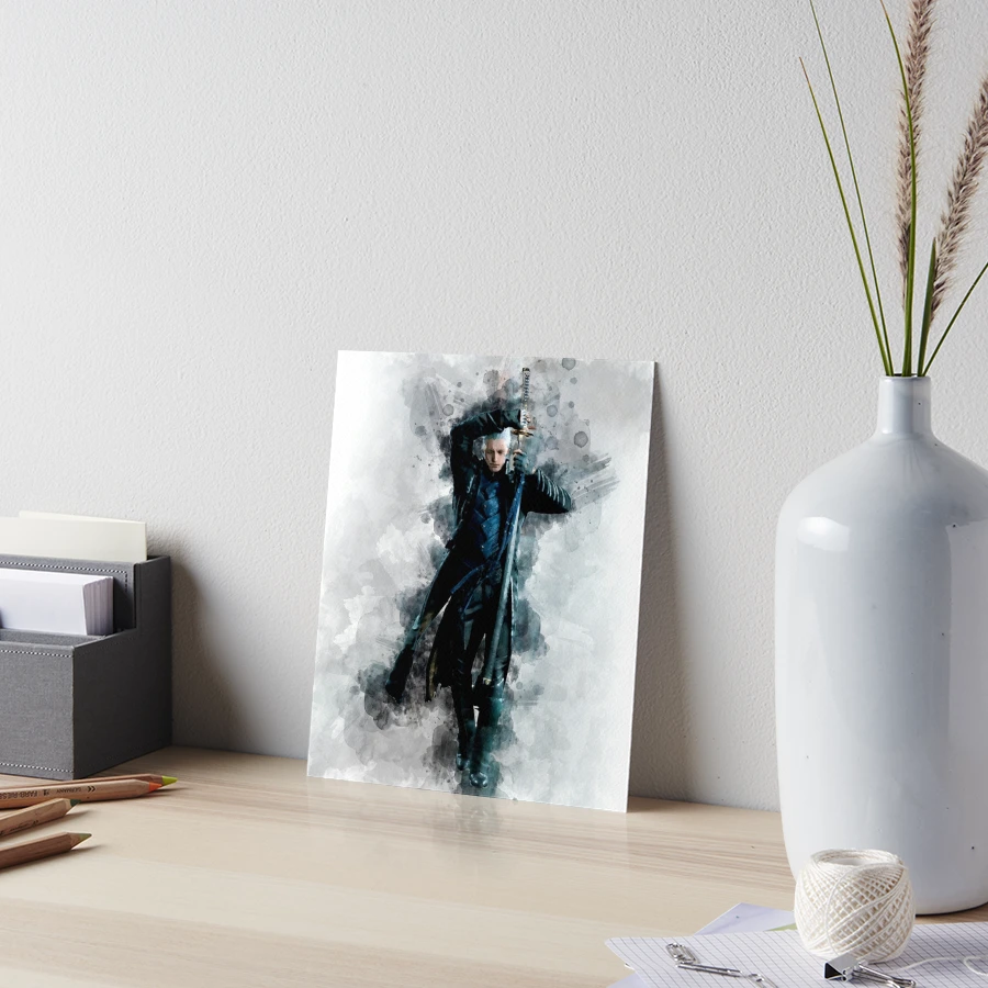 Devil May Cry 5 - Vergil Painting Art Board Print for Sale by  BubbleGumBeeArt