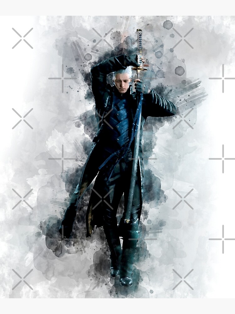  Devil May Cry Vergil Canvas Art Poster and Wall Art