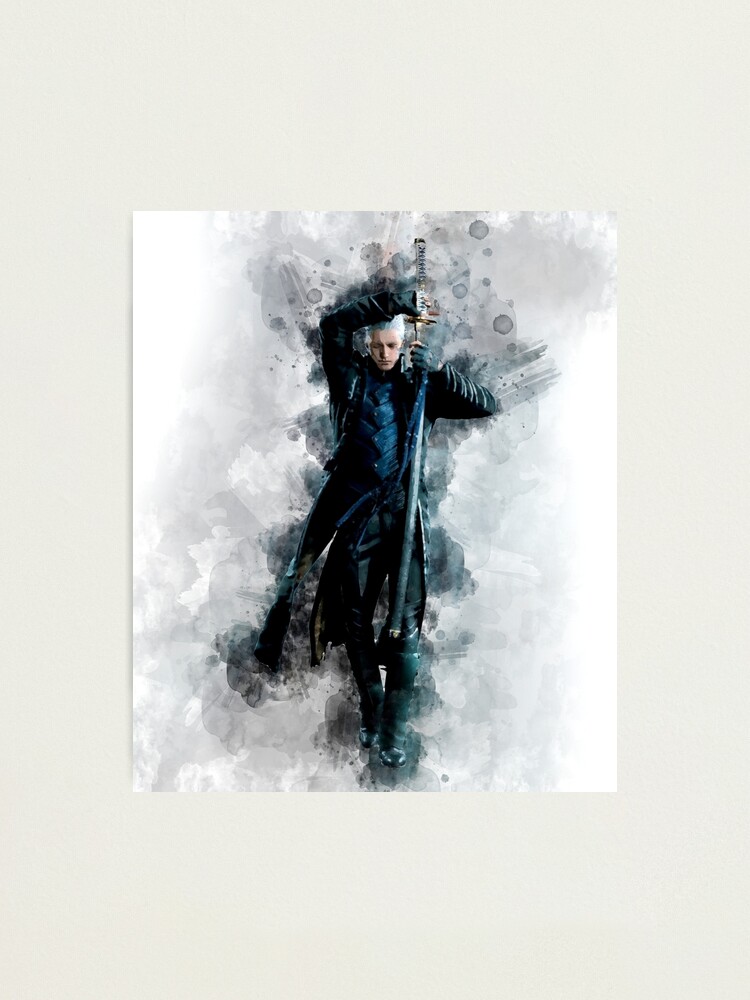 DMC - Vergil watercolor Art Board Print for Sale by Stylizing4You