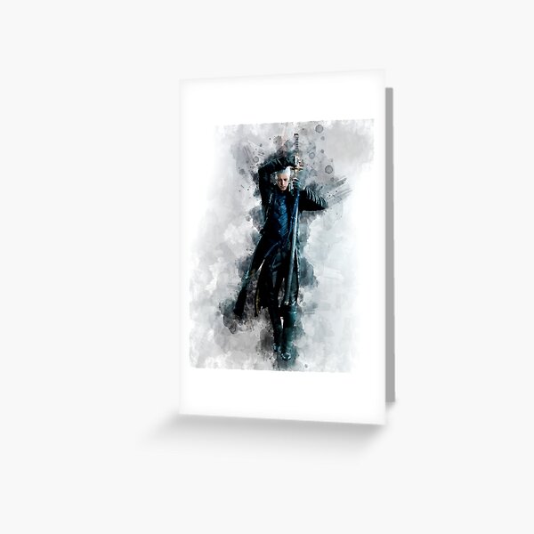 Vergil - Devil May Cry Greeting Card for Sale by MyAsianArt