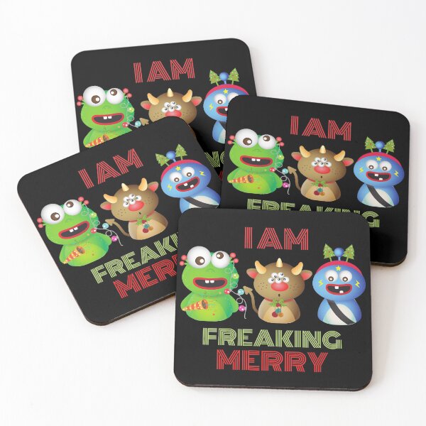 Item preview, I Am Freaking Merry designed and sold by VBeesTees.
