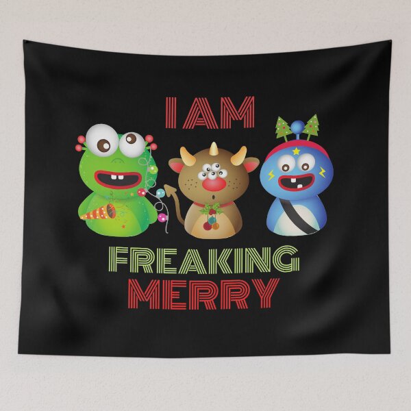 Item preview, I Am Freaking Merry designed and sold by VBeesTees.