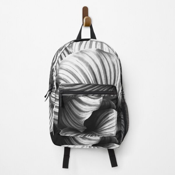 Item preview, Black and White Tropical Leaves designed and sold by lyndseyart.