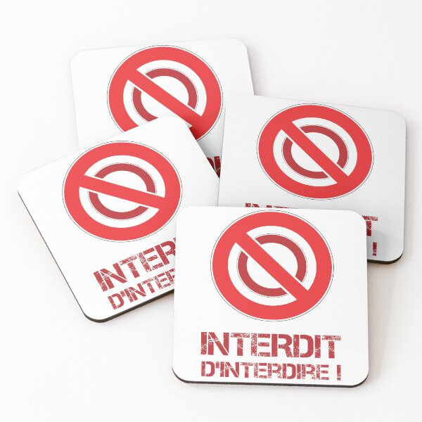 Item preview, Forbidden to forbid - Message Humor Interdiction designed and sold by rubislys.