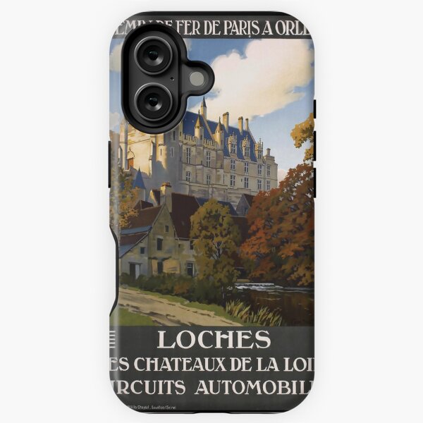 Item preview, retro classic PARIS ORLEANS Loches poster designed and sold by CorasPosters.