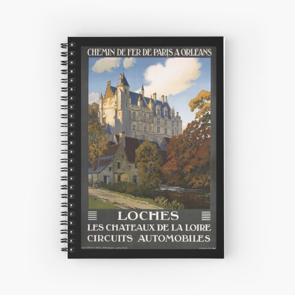 Item preview, retro classic PARIS ORLEANS Loches poster designed and sold by CorasPosters.
