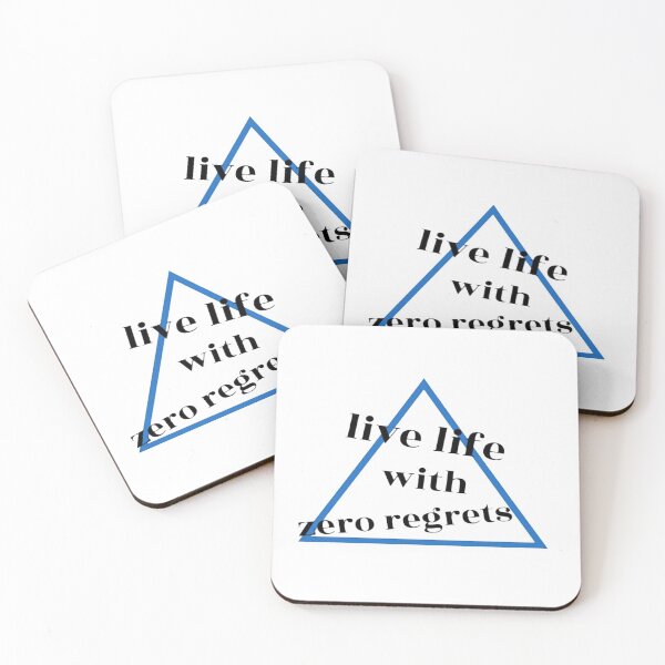 Item preview, Zero Regrets blue designed and sold by NancyArtDesigns.