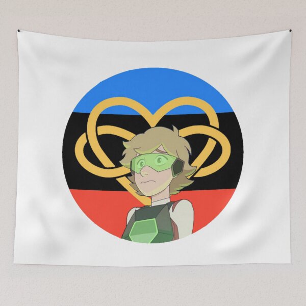 Artikelvorschau, Kyle She-Ra Polyamouröse Flagge SPOP entworfen und verkauft von feardeargcrafts.