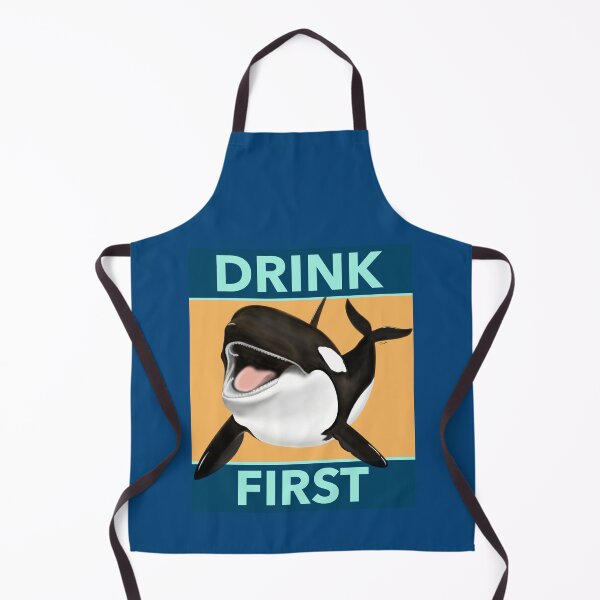 Item preview, Drink First Orca Drawing Gift T-Shirt designed and sold by DAGHO.