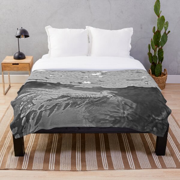 Item preview,  Duck amongst the Lily Pads - Black and white designed and sold by FuglyArt.