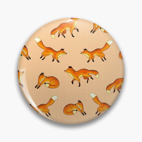 Item preview, Free Frolicking Foxes on Peachy Tan   designed and sold by TigaTiga.