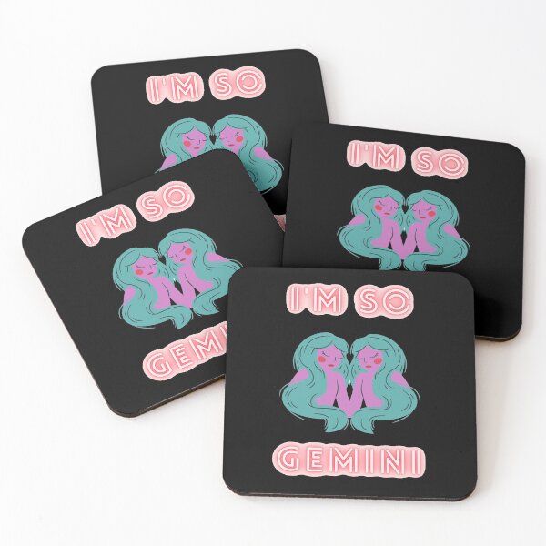 Artikelvorschau, Ich bin so Gemini Zodiac Design in Schwarz entworfen und verkauft von LuckyKermit.