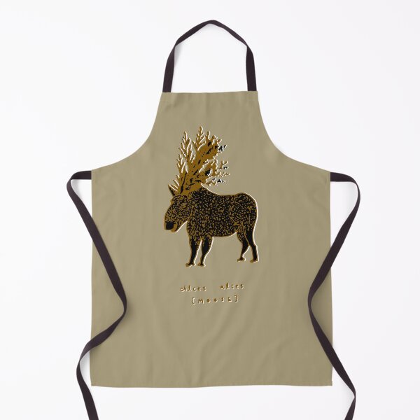 Item preview, Golden Moose Alces Alces designed and sold by Leafbear Studio.