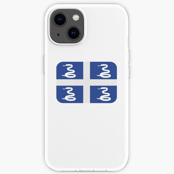 Cadeau du drapeau de la Martinique pour la Martinique fière Coque souple iPhone