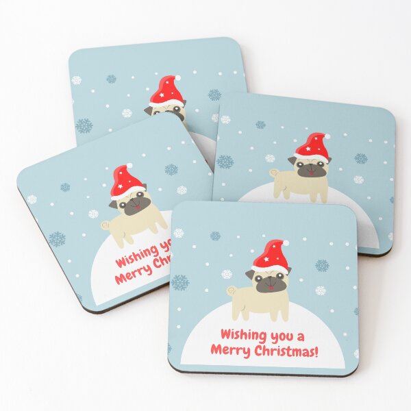 Item preview, A Pug's Merry Christmas designed and sold by NattyTees.
