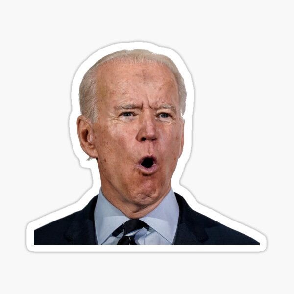 Joe Biden face Sticker