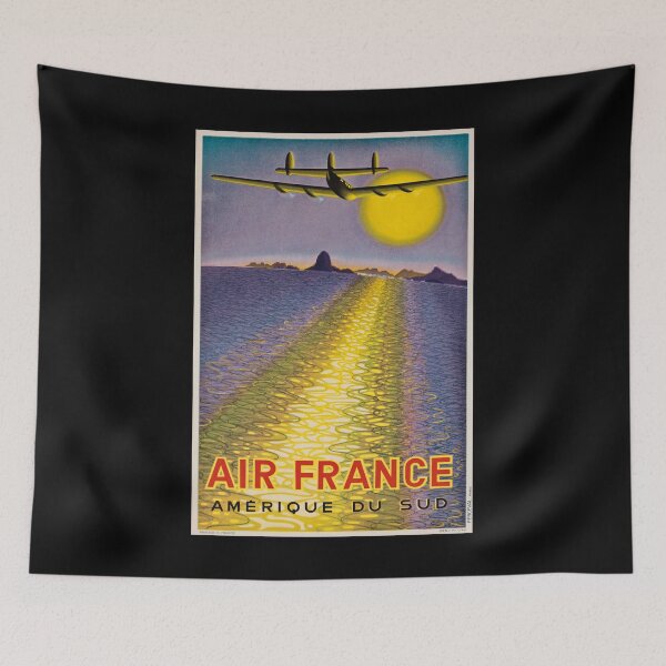 Item preview, retro classic Amerique du Sud poster designed and sold by CorasPosters.