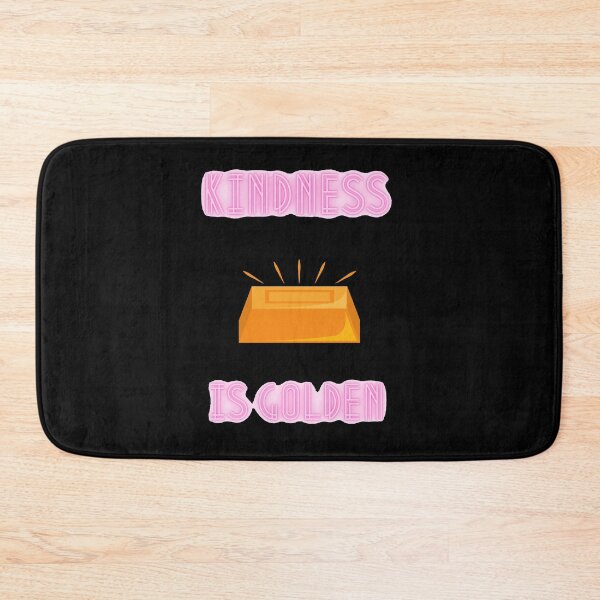 Item preview, Kindness Is Golden Clipart Gold Bar In Black designed and sold by LuckyKermit.