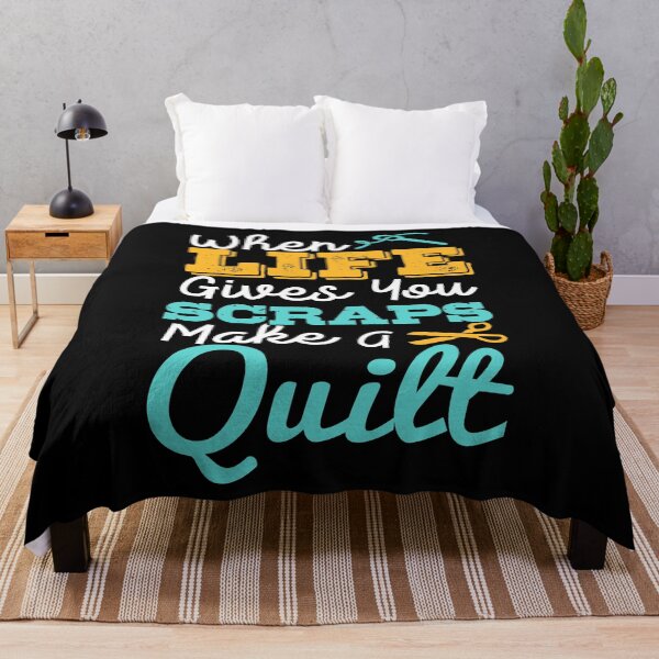 Item preview, Funny Quilting Gift When Life Gives You Scraps Make Quilting designed and sold by Charles Brian.