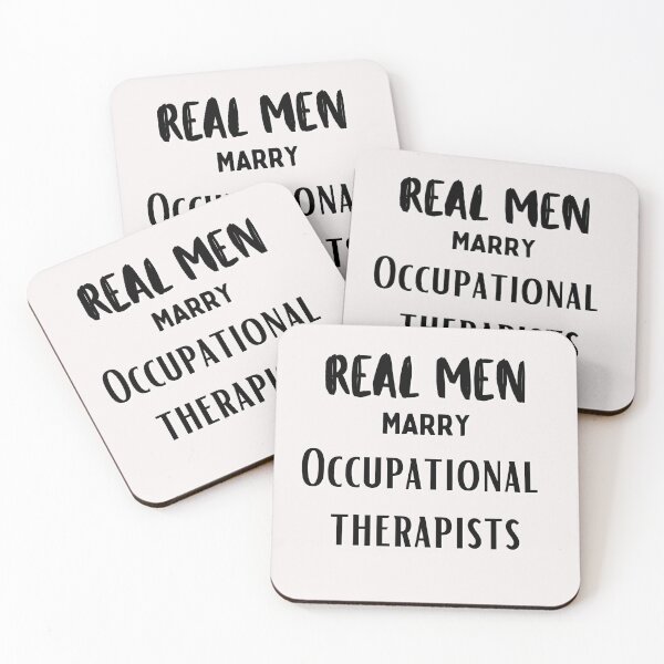 Item preview, Copy of Real men marry occupational therapists (black ed.2) designed and sold by Millenial Designs.