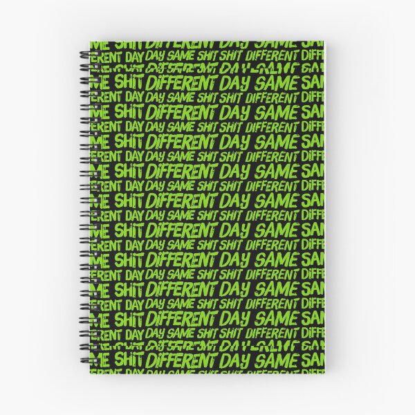 Item preview, Same Shit Different Day - Green Letter designed and sold by Voidorama.