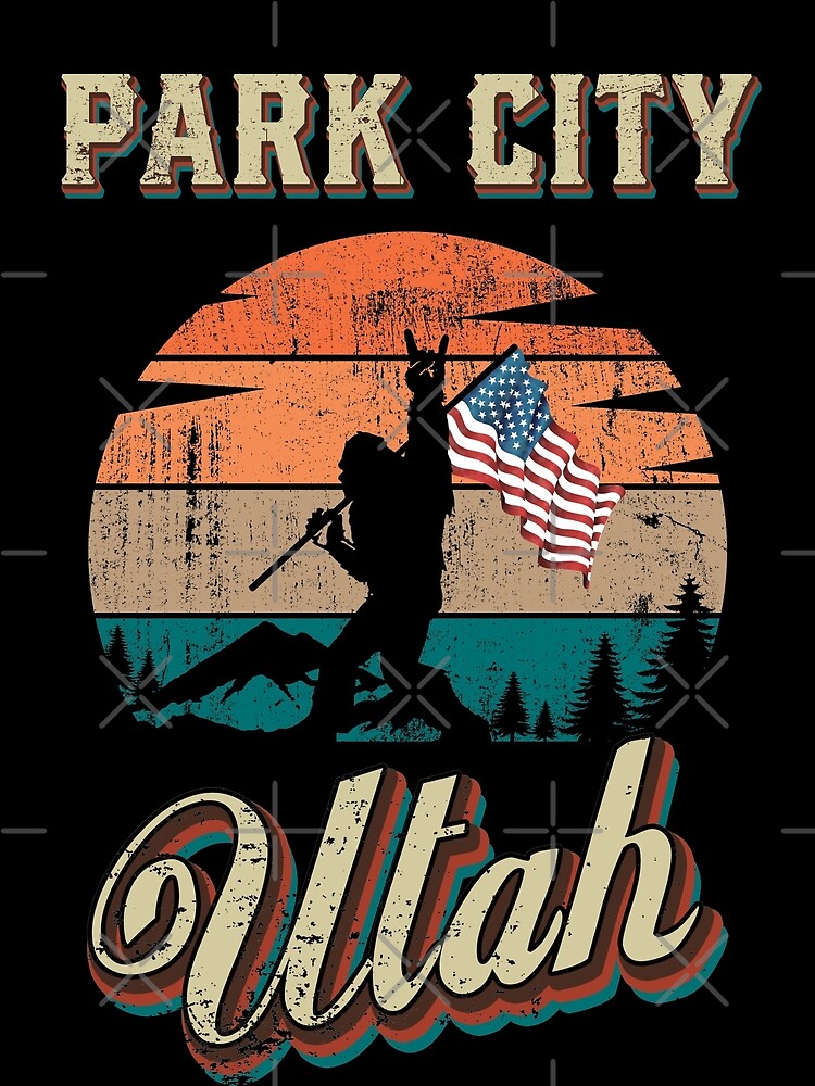 Disover Park City Utah Premium Matte Vertical Poster