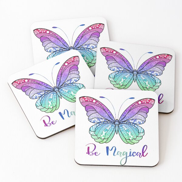 Item preview, Be Magical Buttterfly Mandala Colourful Art designed and sold by SoniyaArt !.