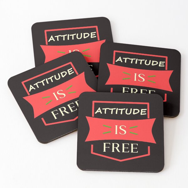 Item preview, Attitude Is Free - Cool Clean Text Effects Gift designed and sold by leo121687.