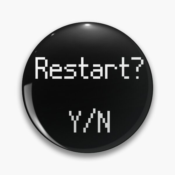 Item preview, Restart, Y/N? designed and sold by Worranarin.