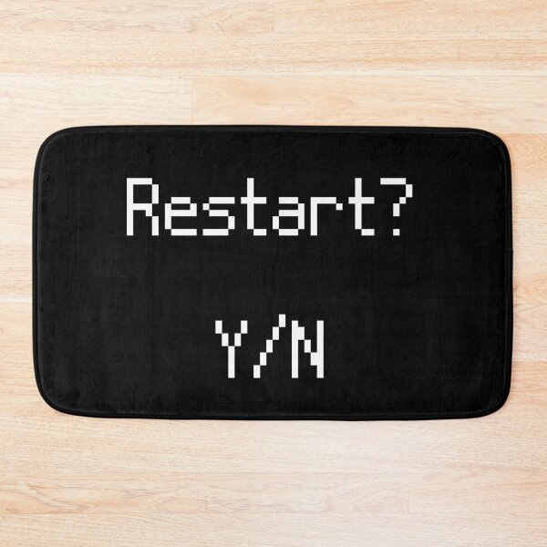 Item preview, Restart, Y/N? designed and sold by Worranarin.